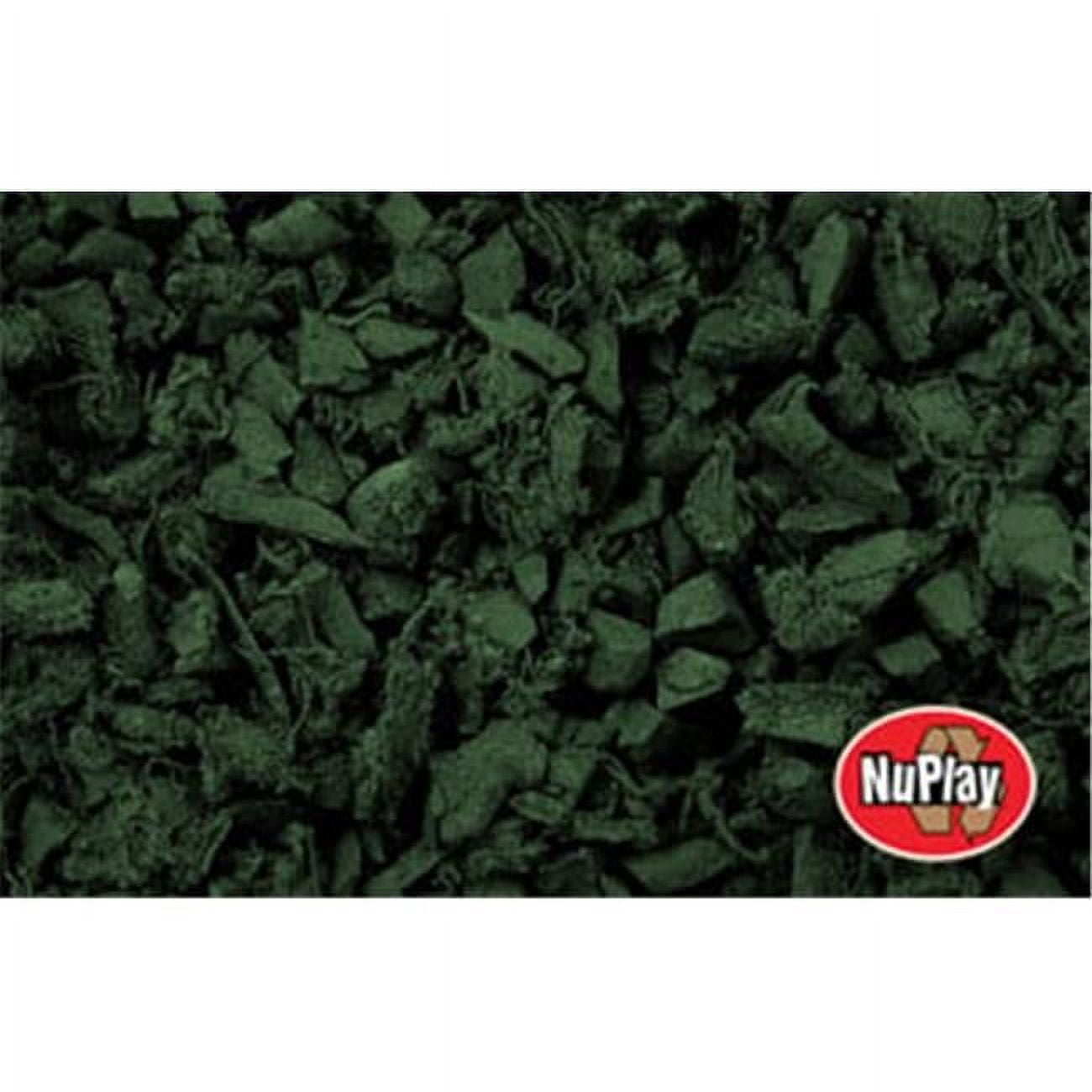 NuPlay 75 cu ft. Rubber Mulch Nuggets - Forest Green