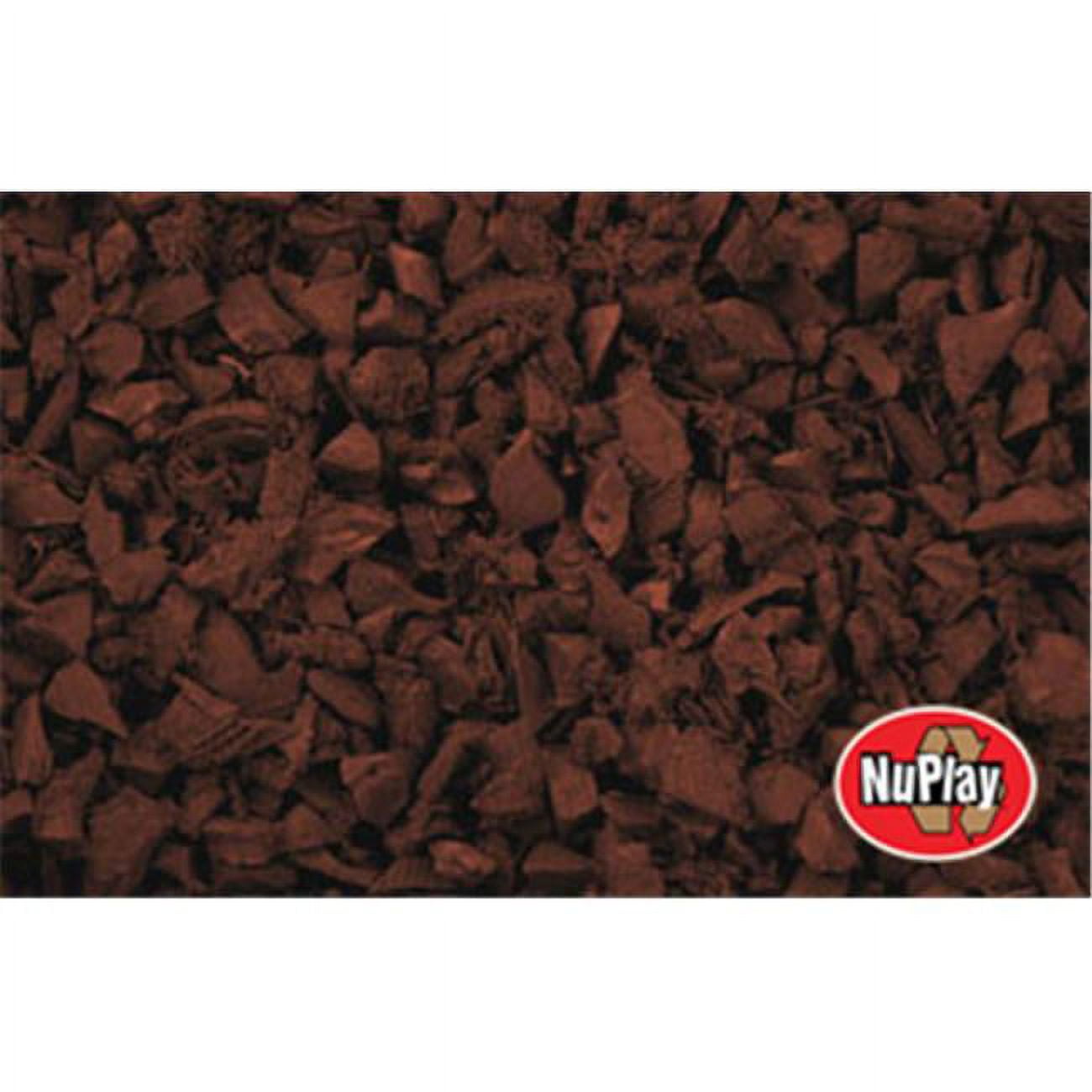 NuPlay 75 cu ft. Rubber Mulch Nuggets Redwood