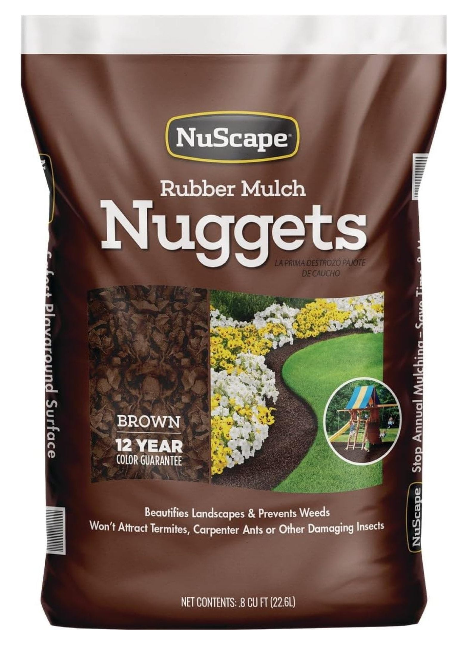 NuPlay Earthtone Rubber Mulch Nuggets - .8 Cu. Ft. NuPlay Earthtone Rubber Mulch Nuggets - .8 Cu. Ft.