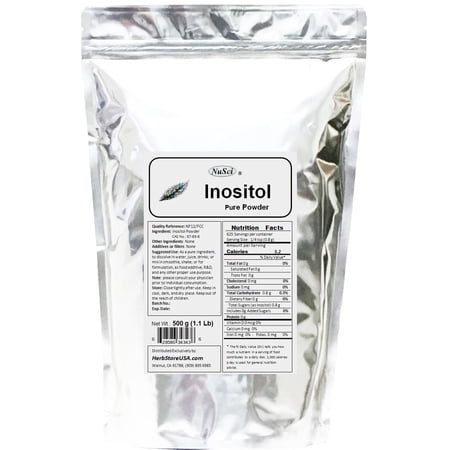NuSci Inositol Pure Powder 500g (1.1 lb)