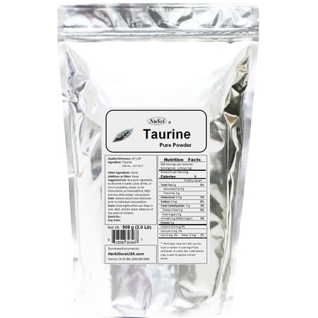 NuSci Taurine Bulk Pure Powder 908g (2.0 lb) energy