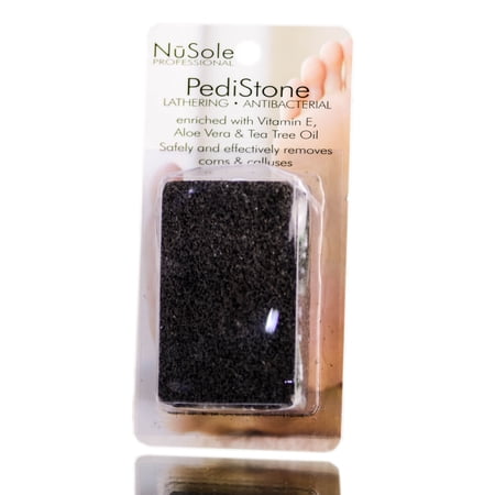 NuSole Lathering & Antibacterial PediStone - Black