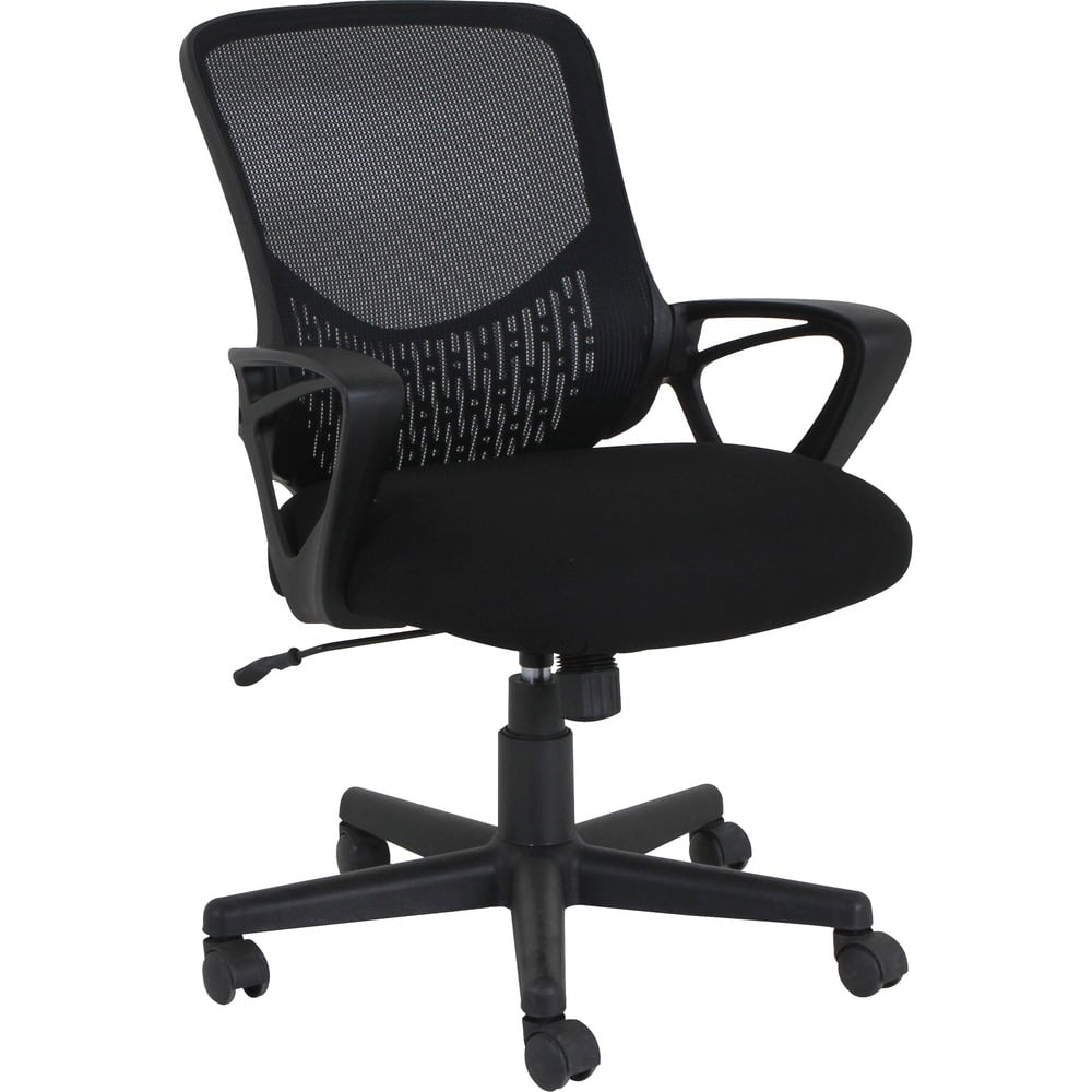 NuSparc Mid-back Mesh Task Chair - Fabric Seat - Mid Back - Black - 1 Each NuSparc Mid-back Mesh Task Chair - Fabric Seat - Mid Back - Black - 1 Each