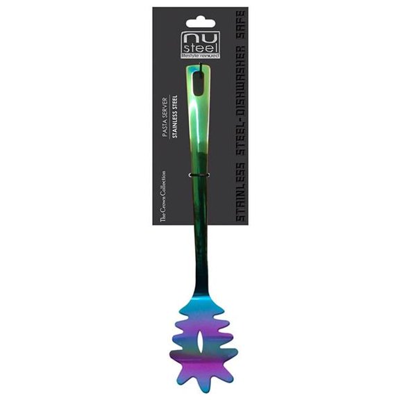 NuSteel  1.8 mm Rainbow Crown Pasta Server