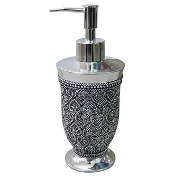 NuSteel Beaded Heart Soap-Lotion Pump