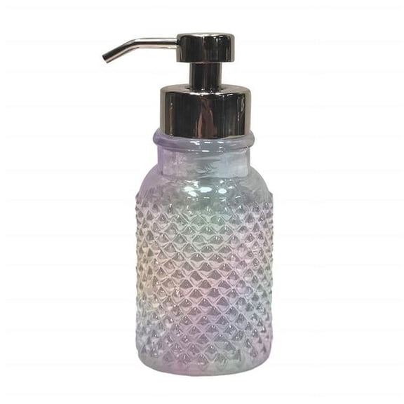 NuSteel FP-16 Glass Foam Pump with Clear Rainbow Luster