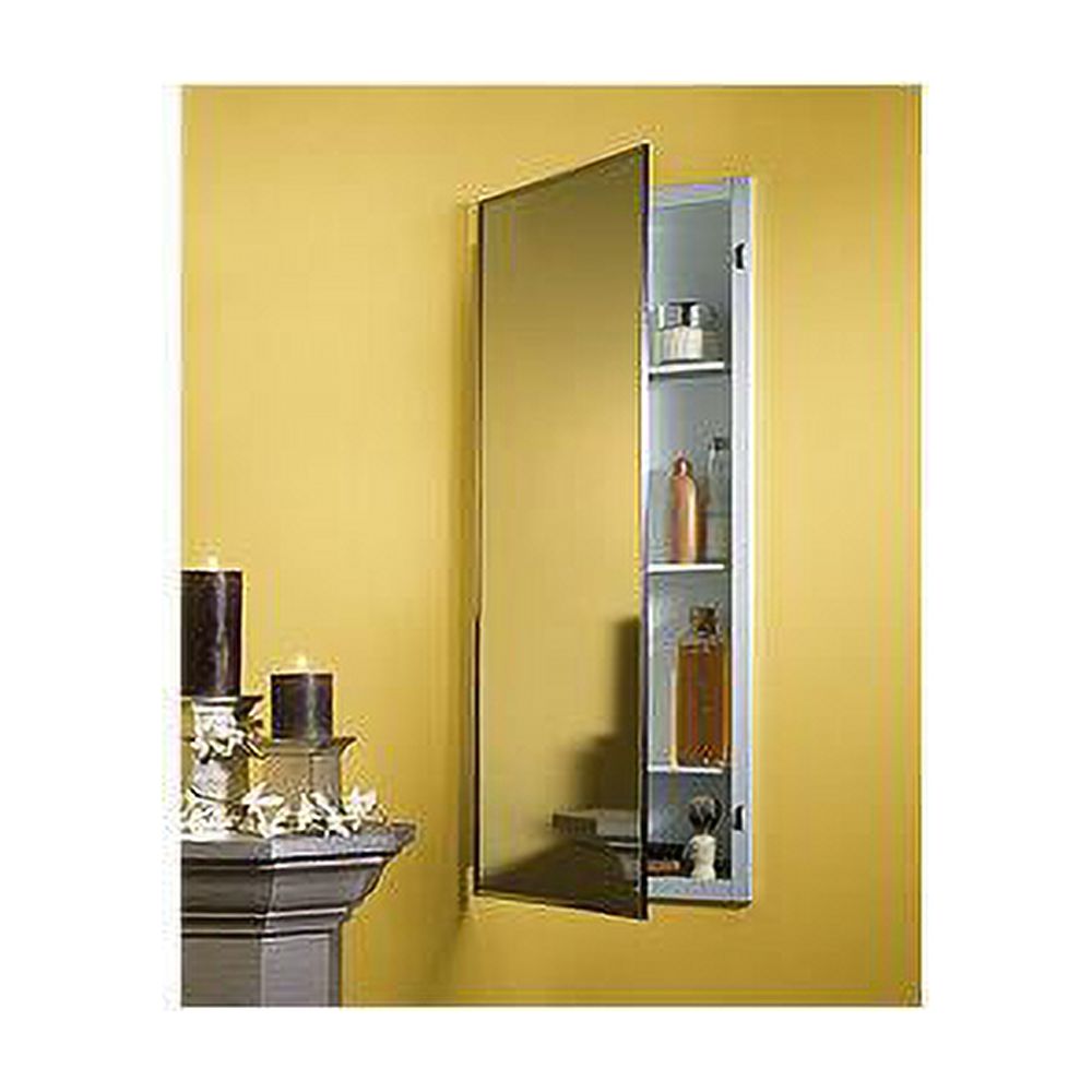 NuTone 840P34X Recessed Steel Medicine with Two Adjustable Painted Steel