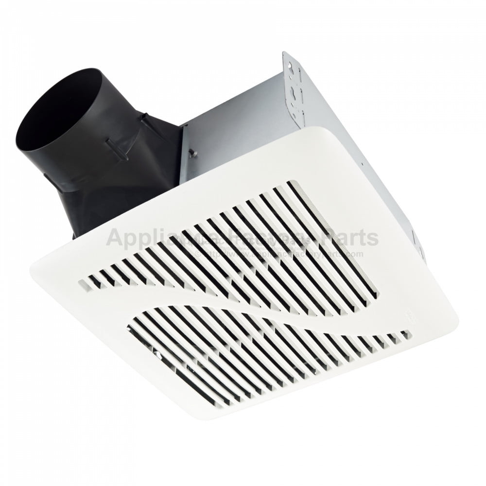 White Energy Star Ceiling Mount Ventilation Fan with Plastic Blades