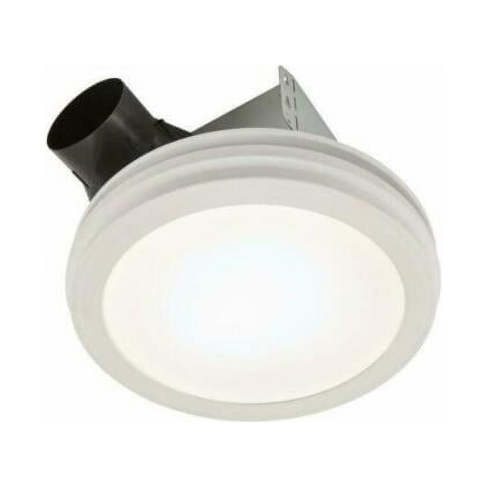 NuTone Roomside Series Decorative White 80 CFM Ceiling Bathroom Exhaust Fan
