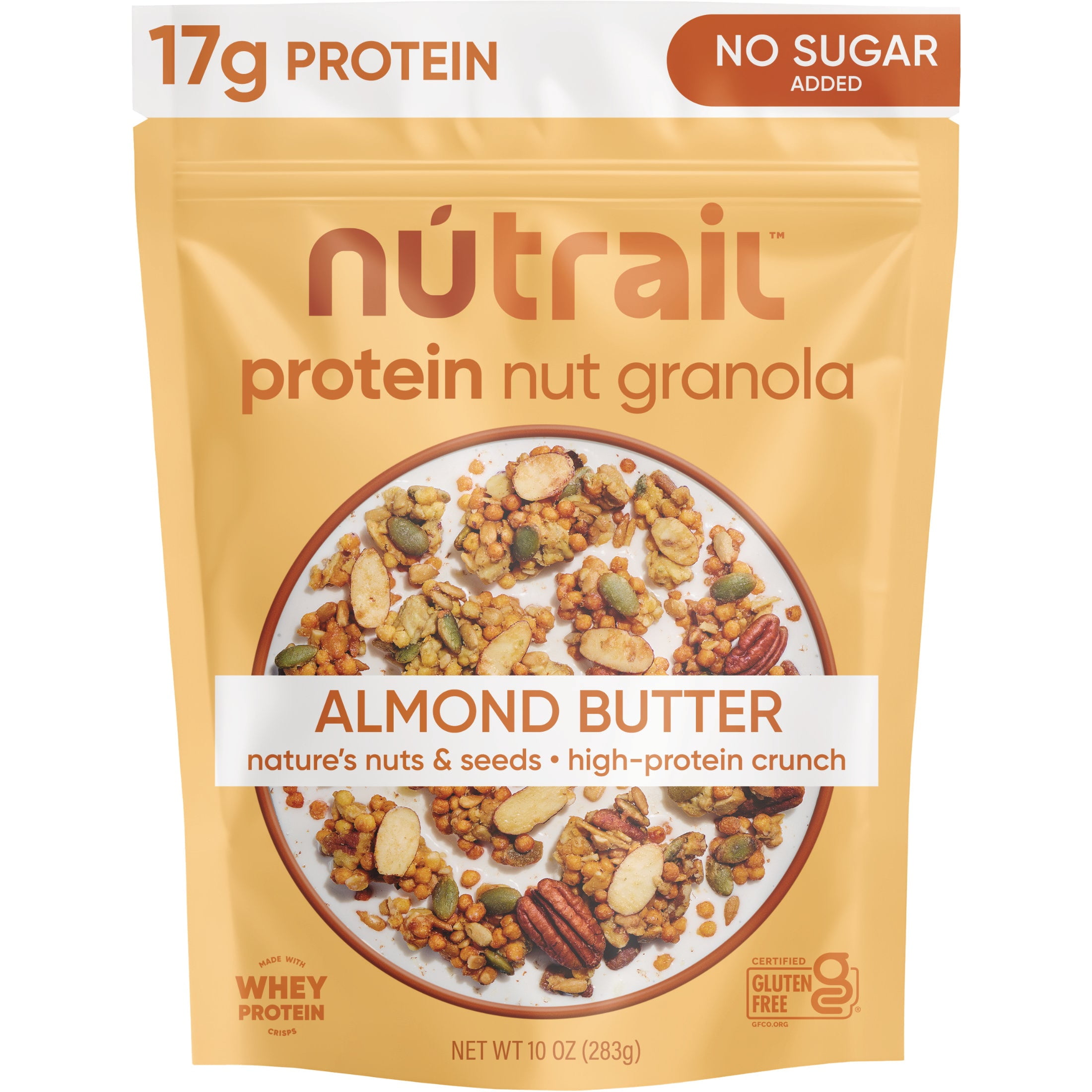 NuTrail Almond Butter Nut Protein Granola, 10oz
