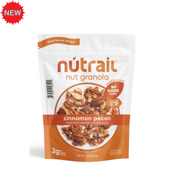 NuTrail Cinnamon Pecan Nut Granola, 22 oz Bag