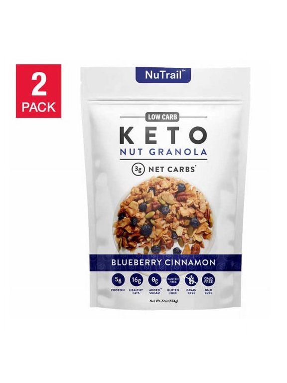 Keto Nut Granola Blueberry Cinnamon 2-Pack (22 oz each)