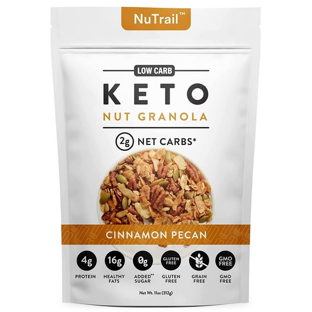 NuTrail Keto Nut Granola Cinnamon Pecan