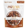 NuTrail Nut Granola Cereal, STF9 Cacao, No Sugar Added, Keto, Low Carb