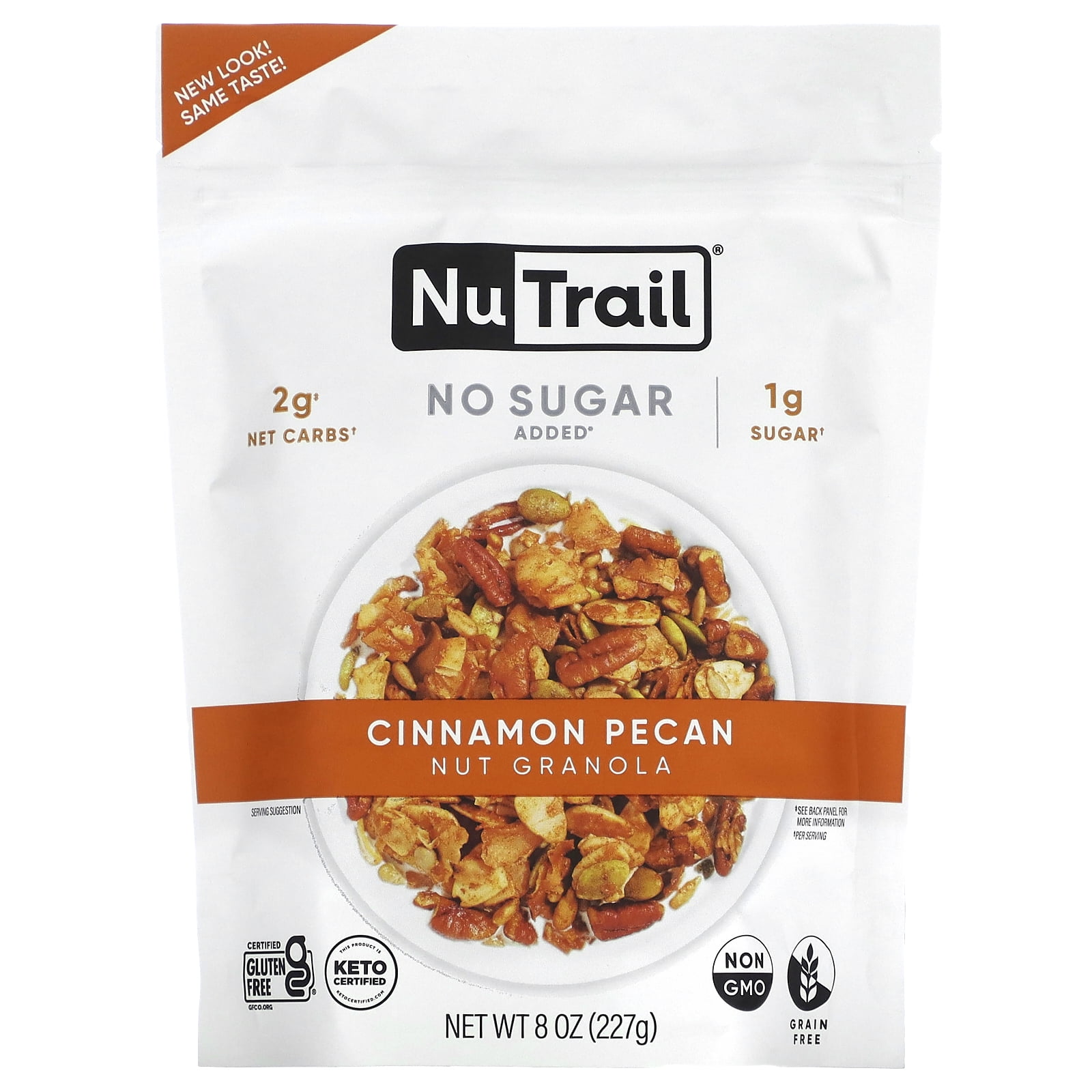Nu Trail, Cinnamon Pecan Nut Granola 8 oz