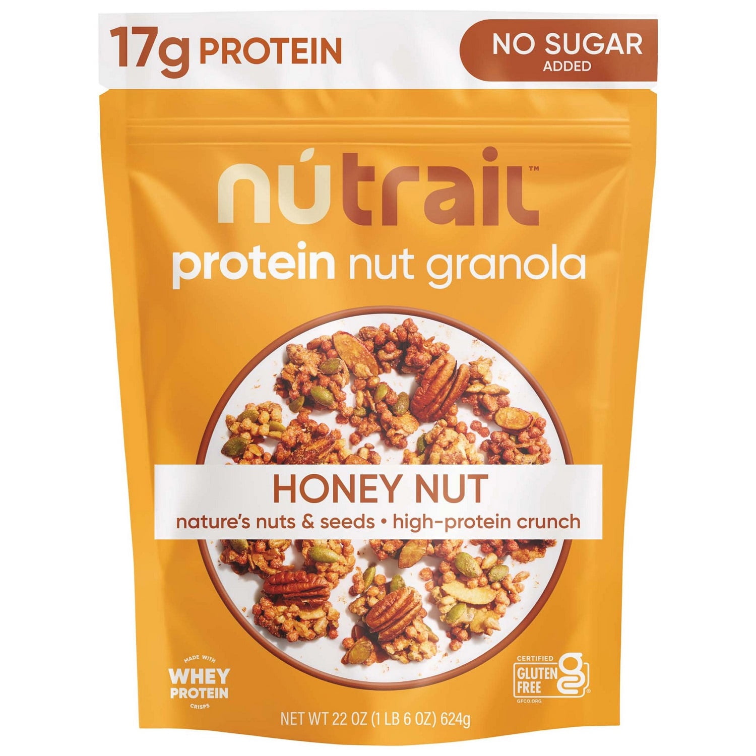NuTrail Protein Oats and Honey Granola, 22 Ounce