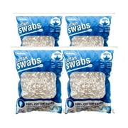 NuValu Cotton Swabs, Multi-Purpose, Double Tipped, 100% Pure Cotton (4000 Count)