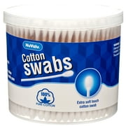 NuValu Cotton Swabs, Multi-Purpose, Wooden Tipped, Double Tipped, 100% Pure Cotton (300 Count)