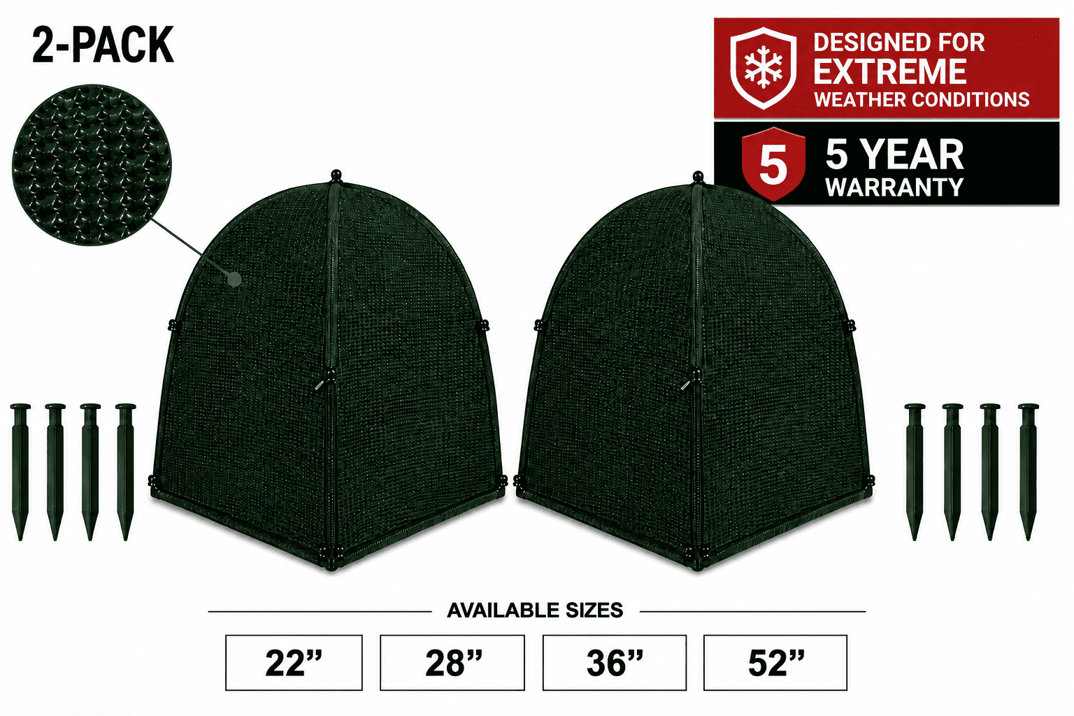 NuVue, Winter Shrub Covers, 22252, 28