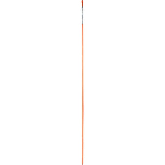 NuVue Tall Driveway Marker, Orange, 5/16in. x 72in. Tall