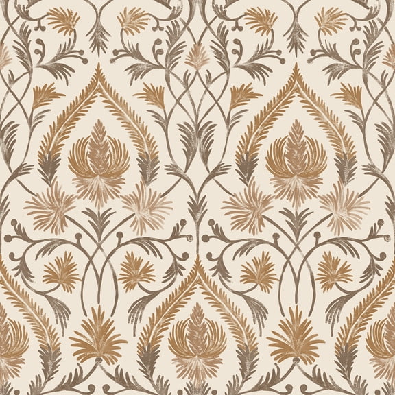 NuWallpaper 216-in by 20.5-in Isle brown Peel and Stick Wallpaper
