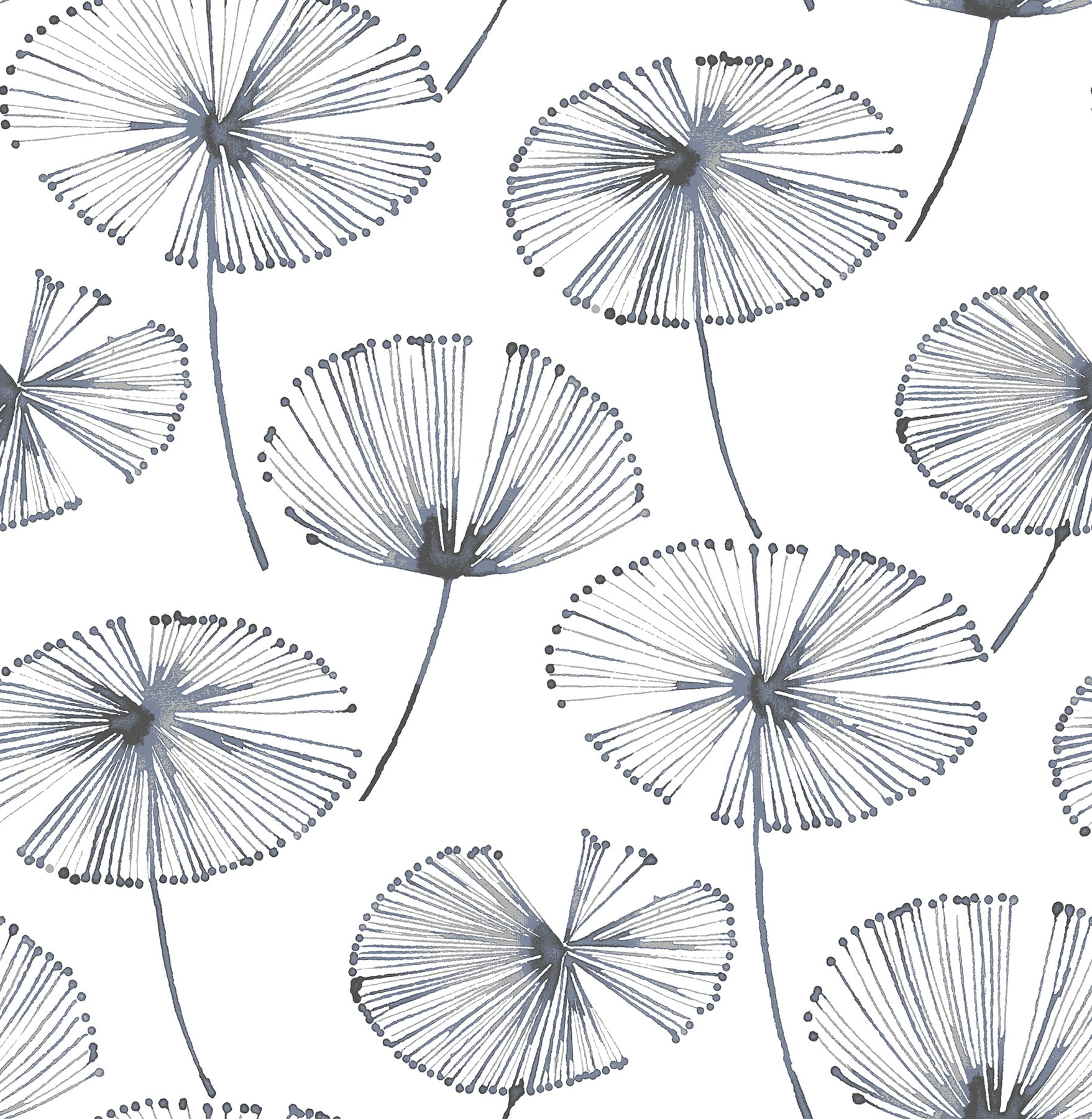 NuWallpaper Aya Vinyl Peel And Stick Wallpaper, 216-in by 20.5-in, 30.75 Sq. ft. 1 count