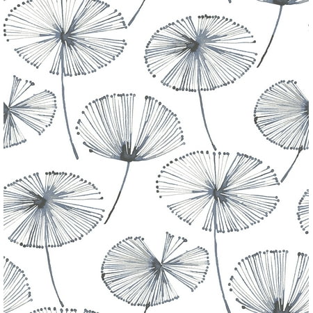 NuWallpaper Aya Vinyl Peel And Stick Wallpaper, 216-in by 20.5-in, 30.75 Sq. ft. 1 count