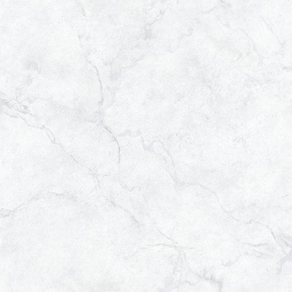 NuWallpaper Carrara Marble Vinyl Peel And Stick Wallpaper, 216-in by 20.5-in, 30.75 sq. ft.