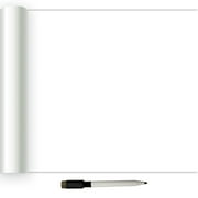 NuWallpaper Dry Erase Vinyl Peel And Stick Wallpaper, 216-in by 20.5-in, 30.75 sq. ft.