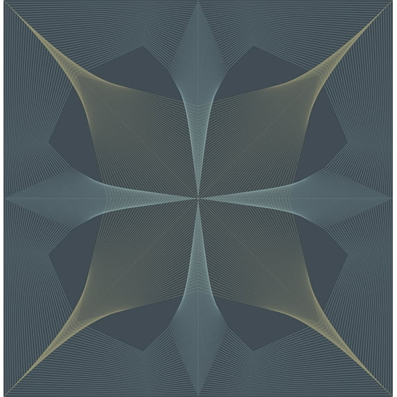 NuWallpaper Grey Dorset Peel & Stick Wallpaper 20.5-in x 18-ft