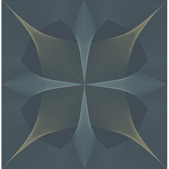 NuWallpaper Grey Dorset Peel & Stick Wallpaper 20.5-in x 18-ft