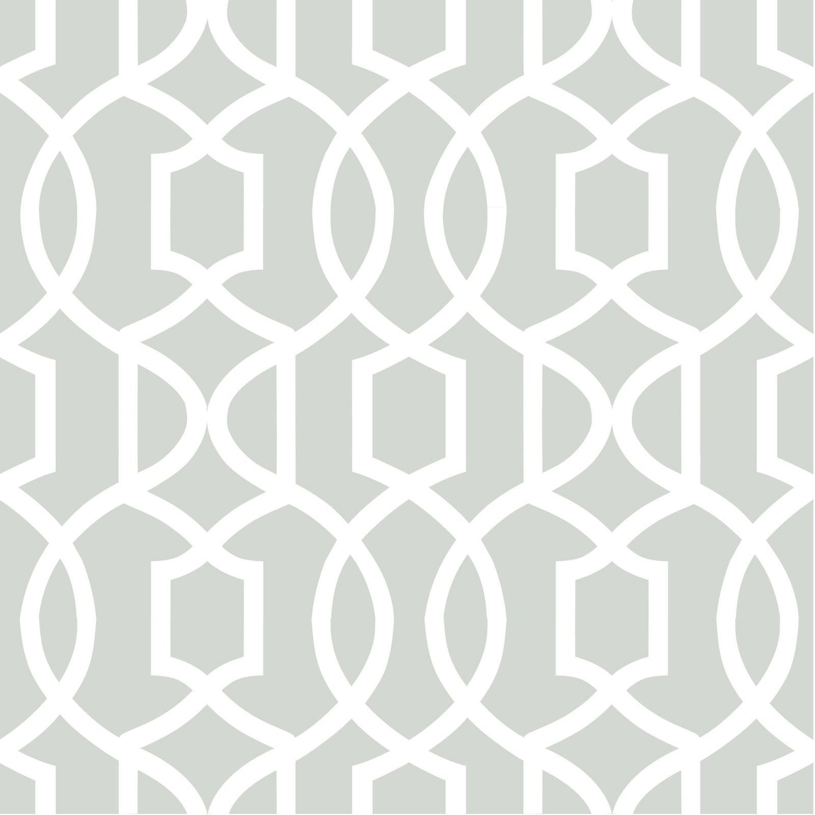 NuWallpaper Grey Halcyon Peel And Stick Vinyl Wallpaper, 216in by 20.5