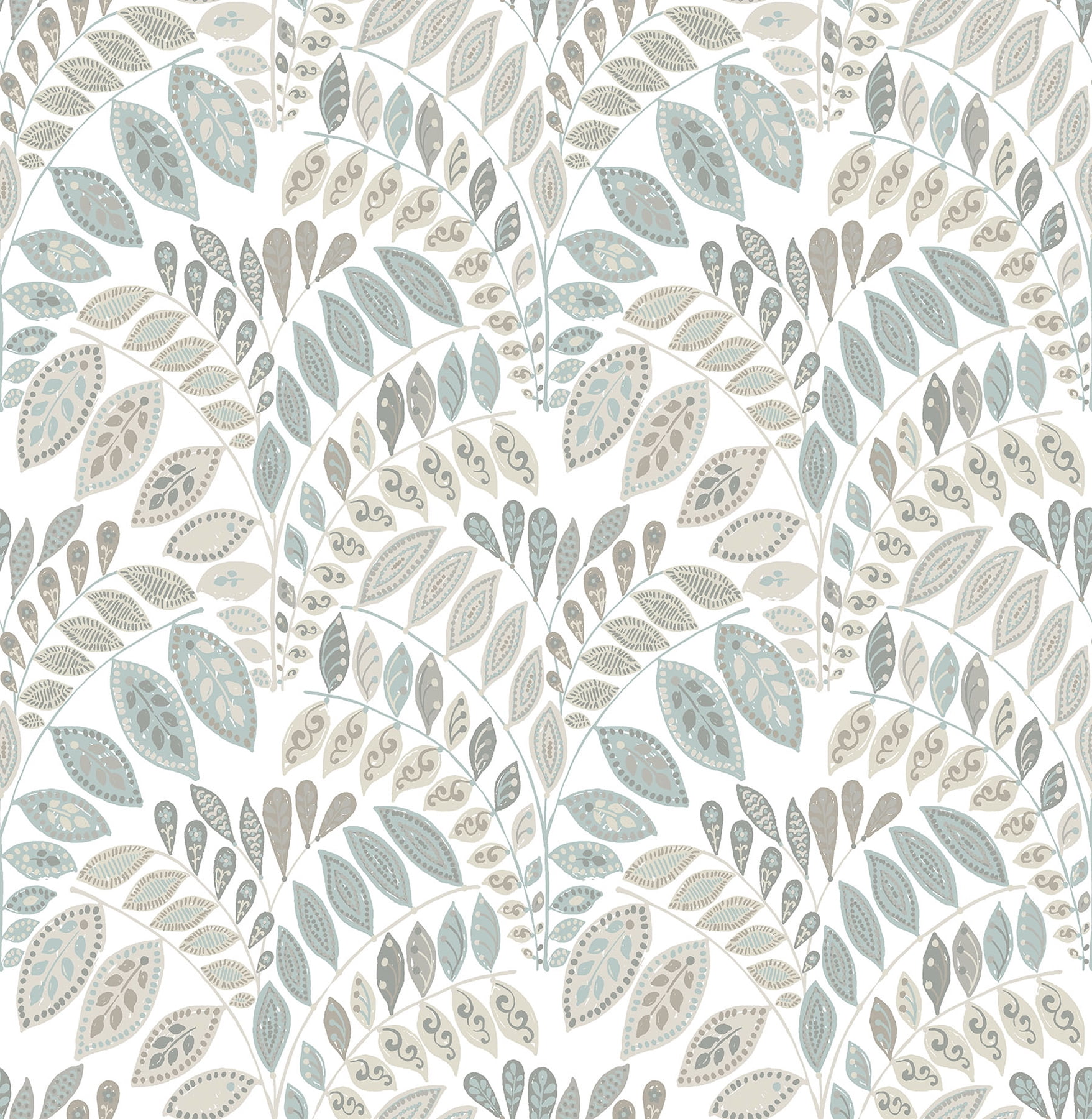 NuWallpaper Gustavus Vinyl Peel And Stick Wallpaper, 216-in by 20.5-in, 30.75 sq. ft.