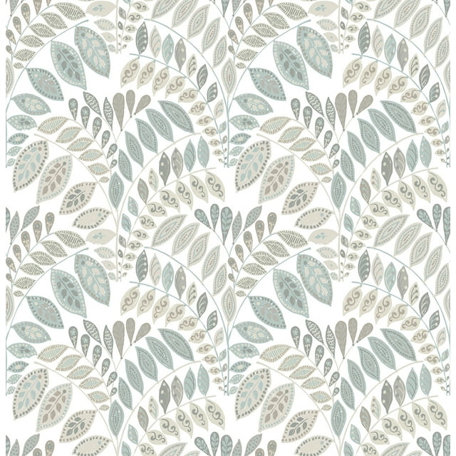 NuWallpaper Gustavus Vinyl Peel And Stick Wallpaper, 216in by 20.5in