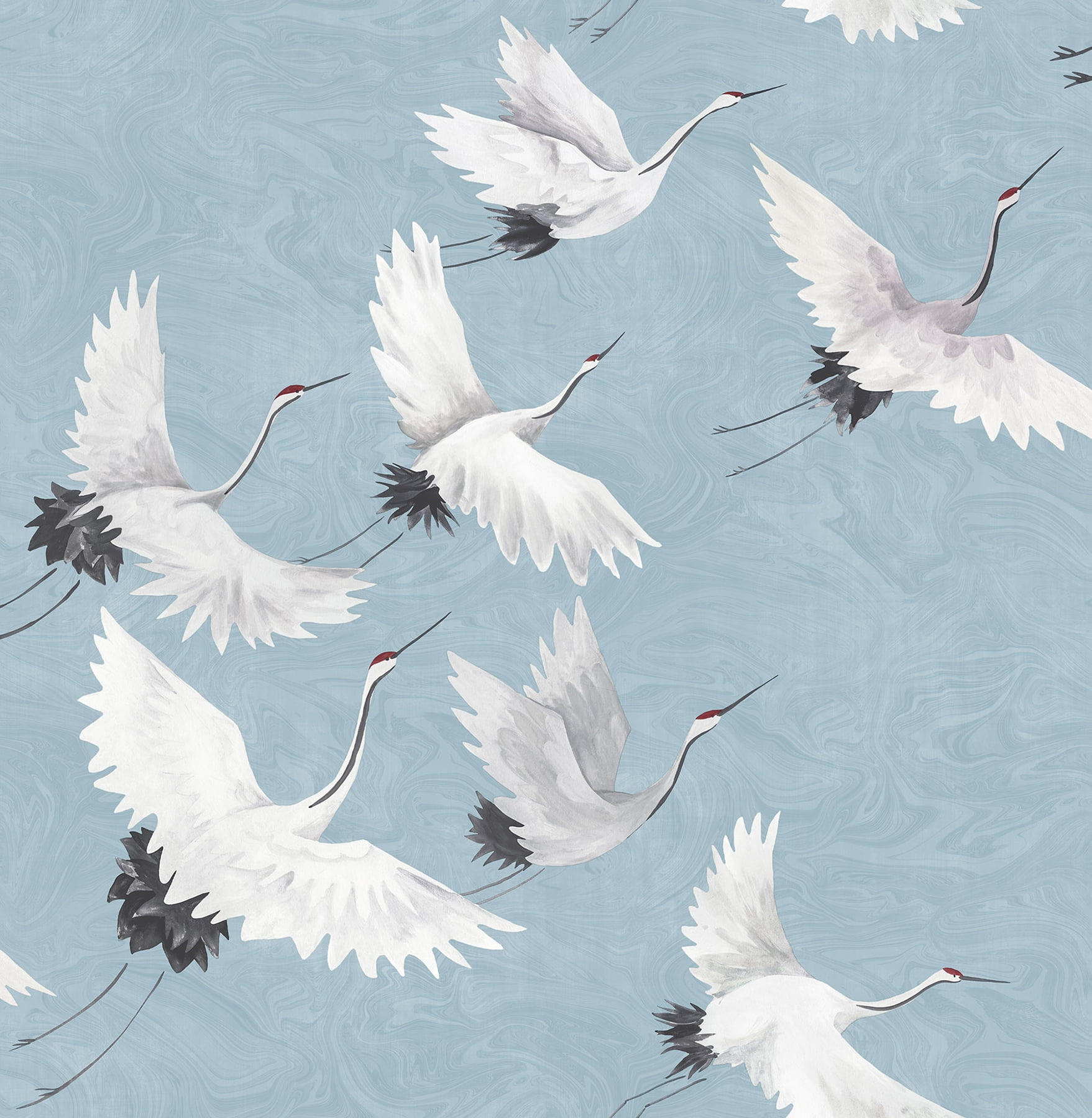 NuWallpaper Halcyon Vinyl Peel And Stick Wallpaper, 216-in by 20.5-in, 30.75 sq. ft.