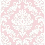 NuWallpaper Pink Flamingo Beach Peel And Stick Vinyl Wallpaper, 216-in by 20.5-in, 30.75 sq. ft.