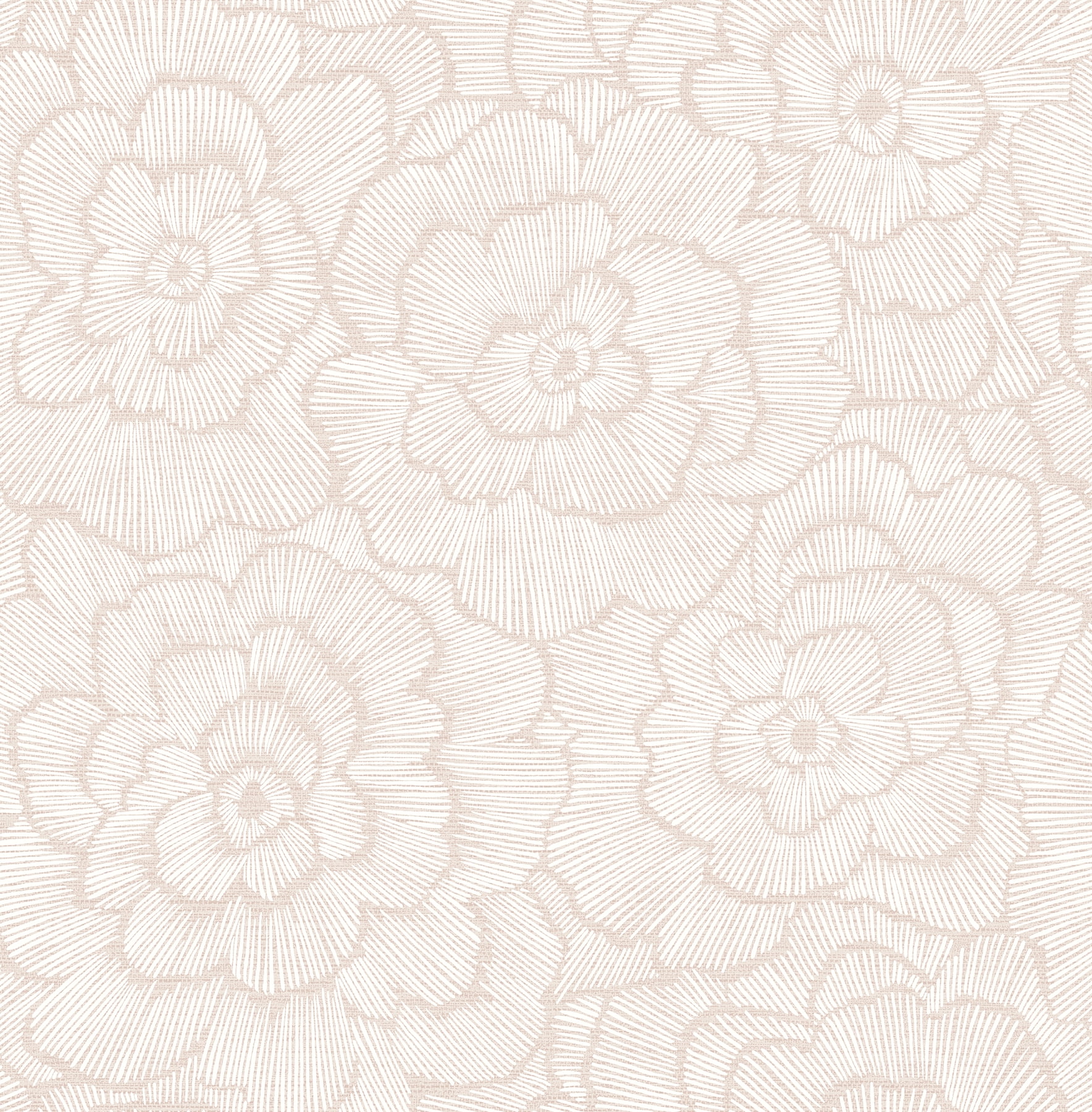 Pink Floral 3D Self-Adhesive Peel and Stick Wallpaper