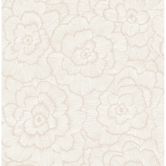 NuWallpaper Pink Saraya Peel & Stick Wallpaper