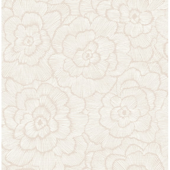 NuWallpaper Pink Saraya Peel & Stick Wallpaper