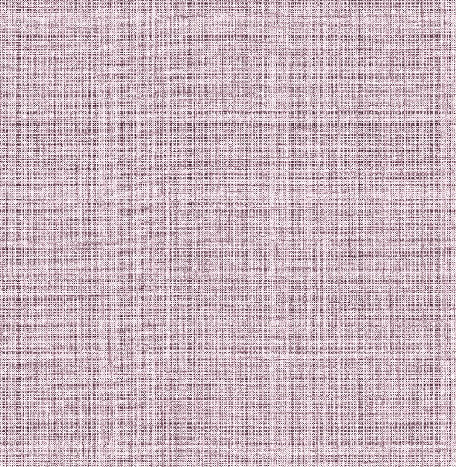Purple Textured Faux Fabric Peel and Stick Wallpaper