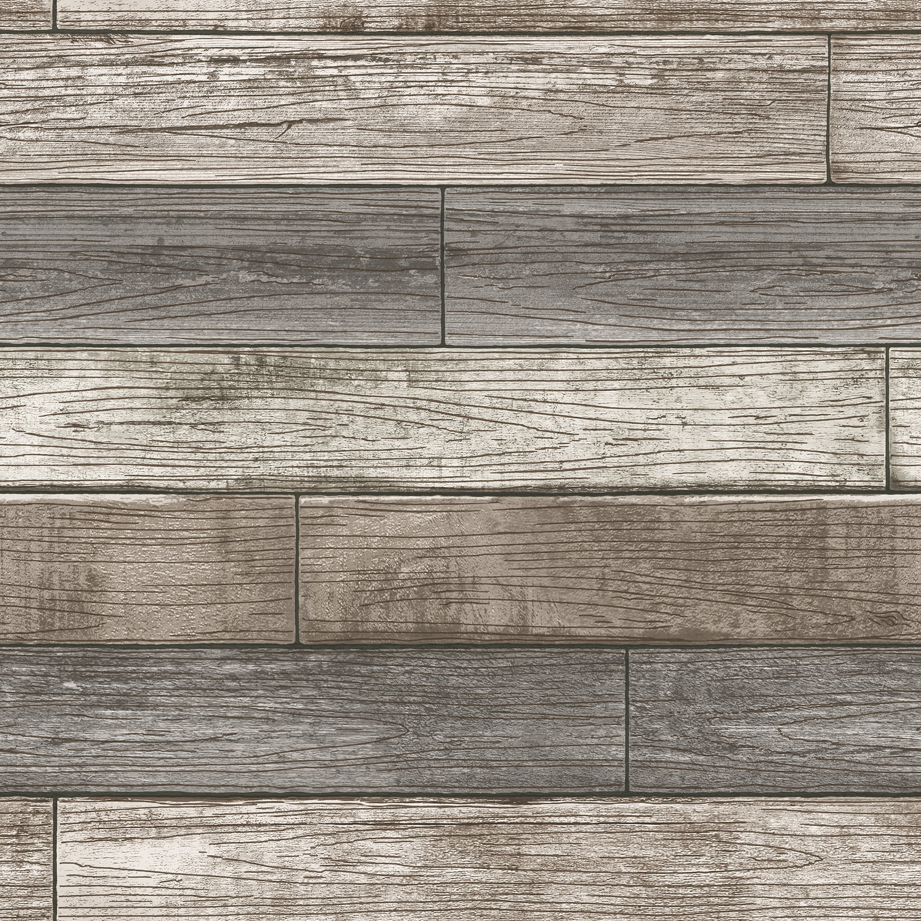 Reclaimed Wood Plank Natural Peel \u0026 Stick Wallpaper, image size:1800x1800