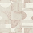 thumbnail image 1 of NuWallpaper Rose Gold Margo Geometric Peel & Stick Wallpaper, 1 of 5