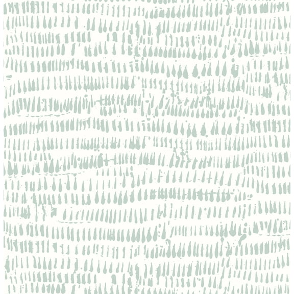 NuWallpaper Seafoam Kylver Peel & Stick Wallpaper 20.5-in x 18-ft