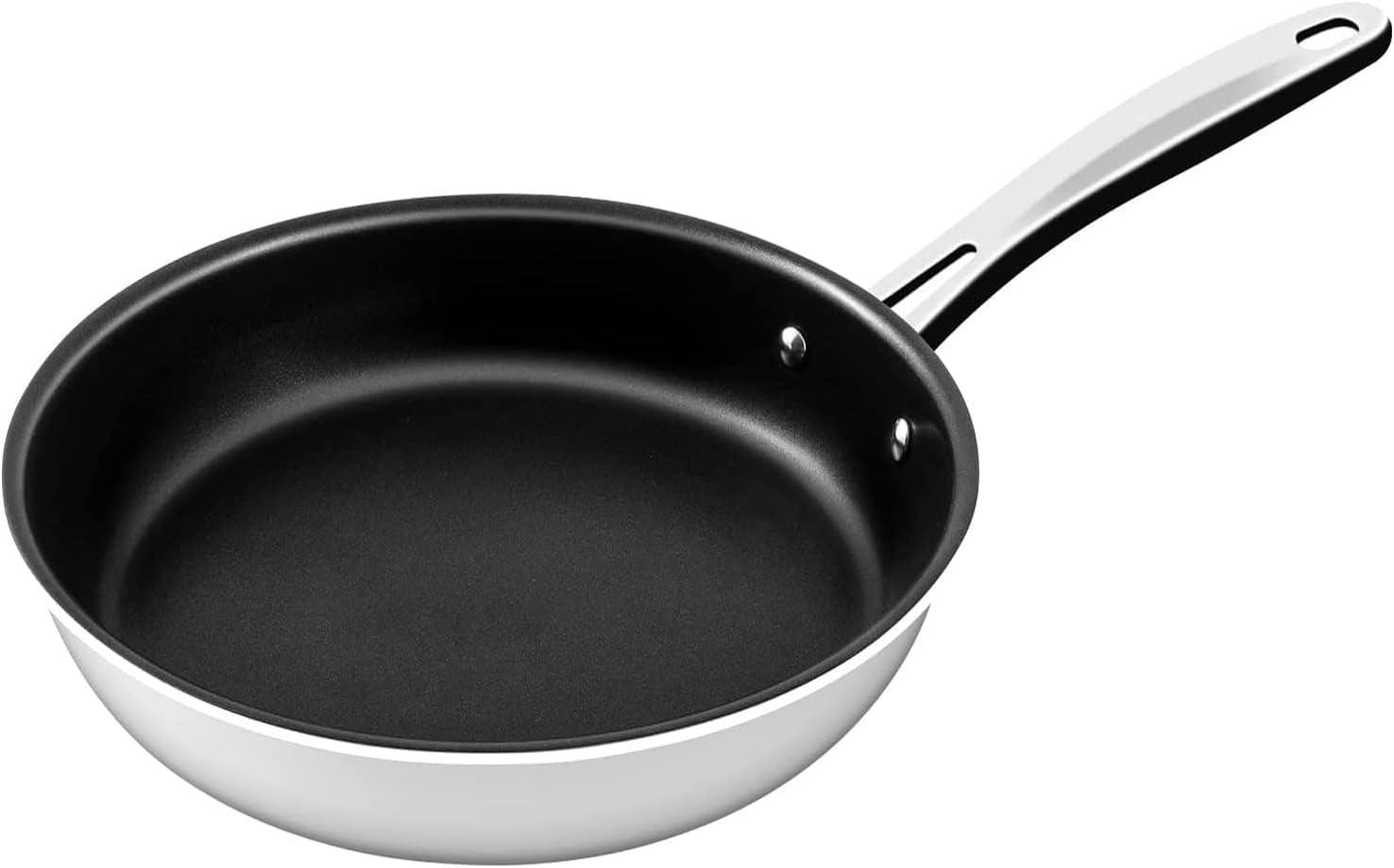 NuWave 10 inch DesignsNonStick Fry Pan, EvenHeating Technology, Premium 18/10 Stainless Steel