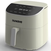 Nuwave Air Fryer Plus, 8QT Airfryer Smart Digital Touchscreen and 50°F~400°F in Precise 5°, 5 Cook Functions, 100 Presets & 50 Memory, Powerful 1800W for Quick 