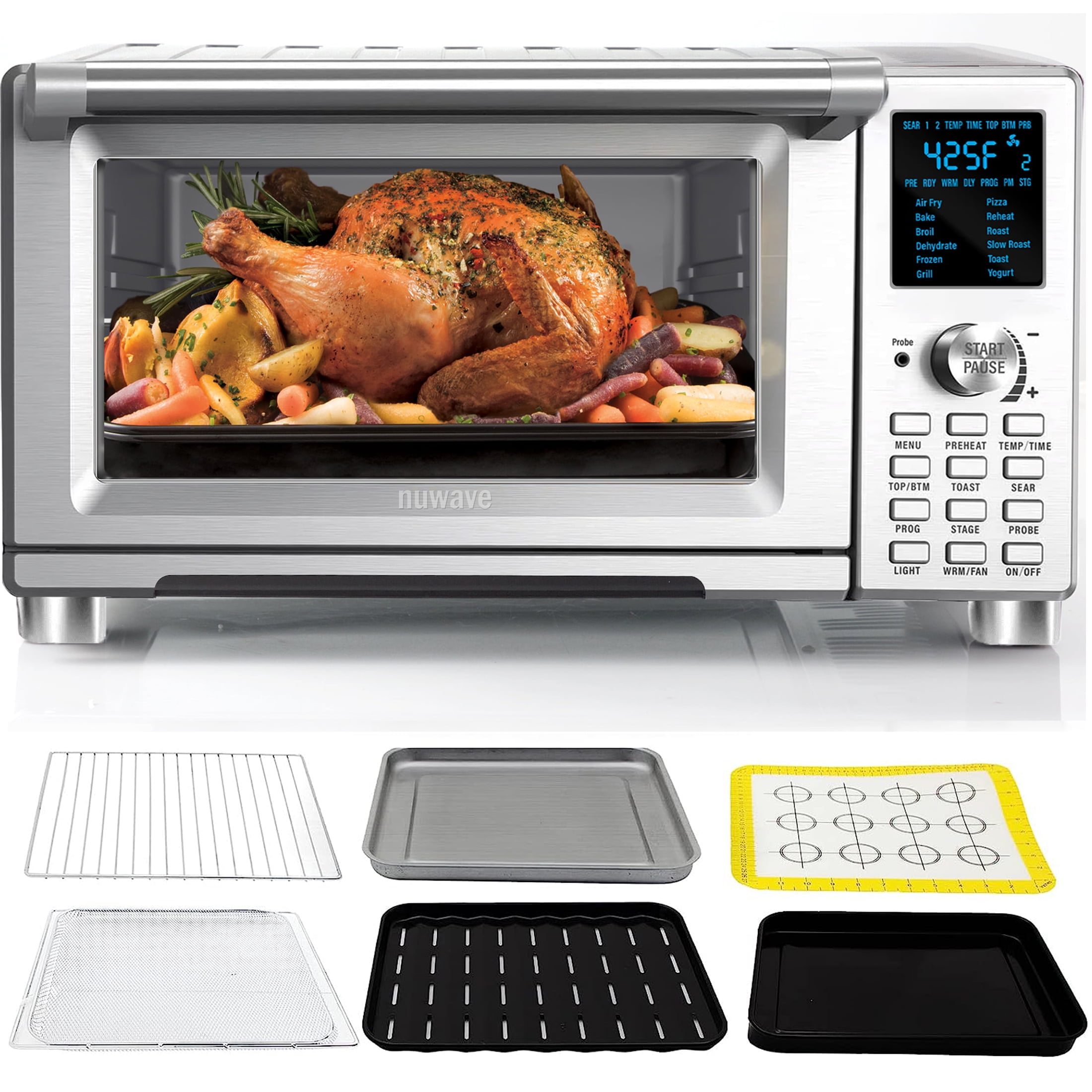 https://i5.walmartimages.com/seo/NuWave-Bravo-XL-30-QT-Large-Oven-12-in-1-Smart-Air-Fryer-Toaster-Oven-Combo-Digital-Countertop-Convection-with-Temperature-Probe_31f1cae0-1f28-4cee-90a7-93910e4c1929.49d4857c9dcea66327f8a100e55dd49c.jpeg
