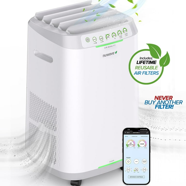 NuWave OxyPure Zero Smart Air Purifier: Energy Star, Allergen 