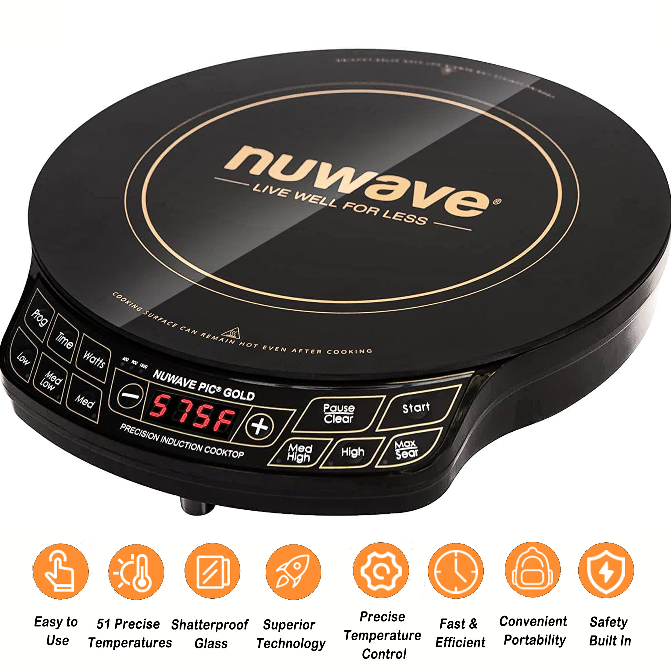 Duxtop Portable Induction Cooktop, Countertop Burner Induction Hot