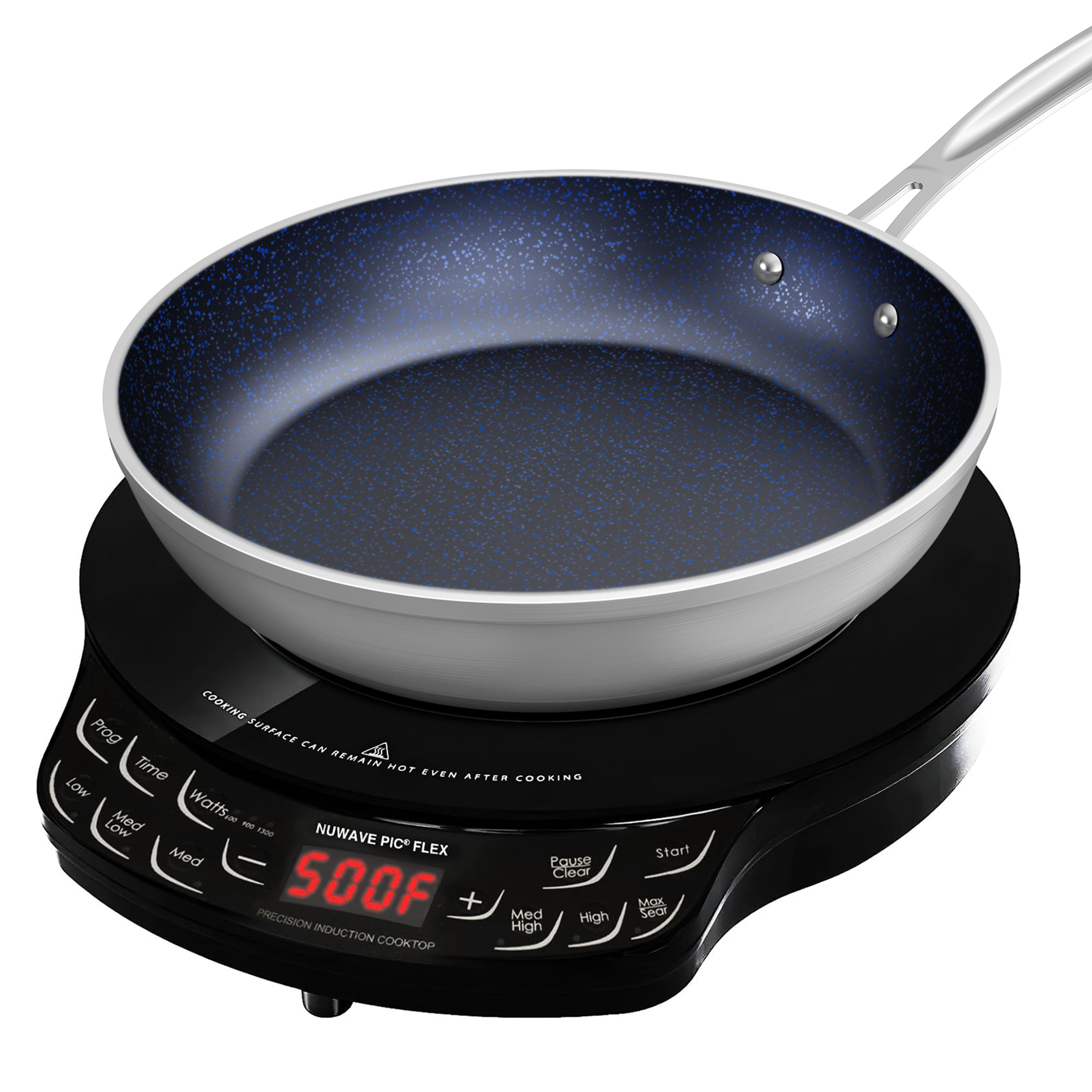 NuWave Precision Induction Cooktop Flex with 9" Fry Pan