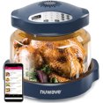 thumbnail image 1 of NuWave Pro Plus 2 Air Fryer, Infra-Red Oven Cook Healthy, 360 Surround Cooking, Adjustable Temps, 100 Presets & 50 Memory Air Fryer, Durable Power Dome, Deep Blue, 1 of 7